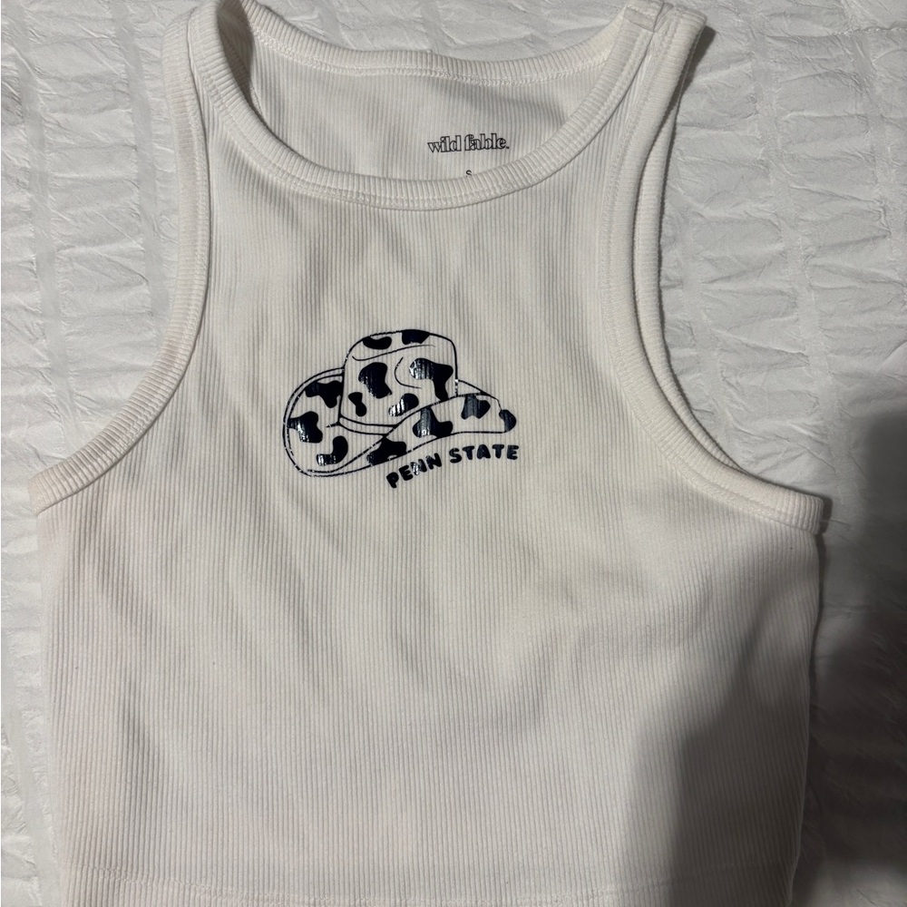 Wild Fable White Tank Top with Penn State Design